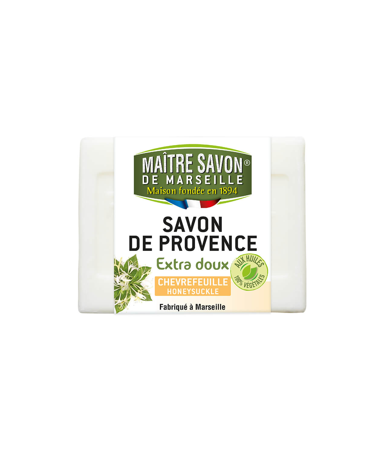 Maitre Savon de Marseille – Savon de Provence Chèvrefeuille – 200g