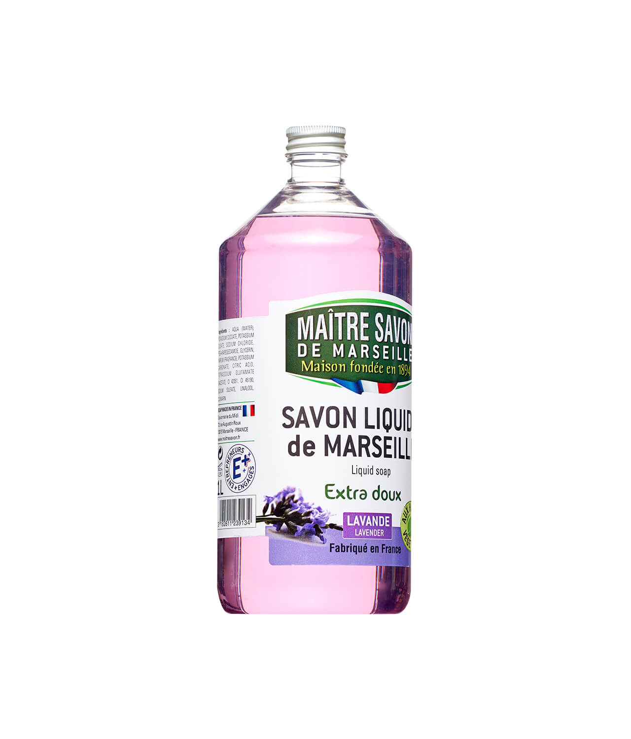 Je craque, Belle France Nettoyant ménager au savon de Marseille 1l